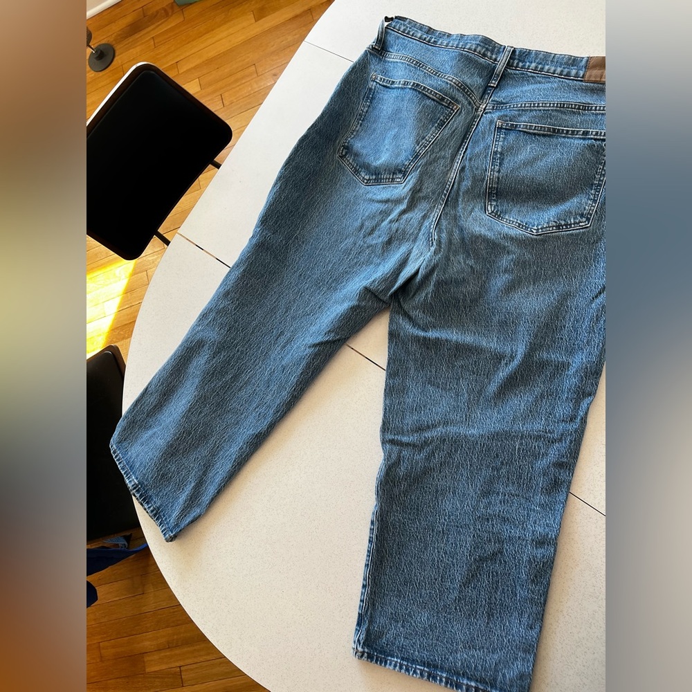 Madewell The Perfect Vintage Wide-Leg Crop Jean - Picture 4 of 8